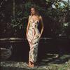 Petal Long Slip Dress, Rooted Floral - Dresses - 2 - thumbnail