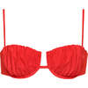 Petal Bikini Top, Cherry - Two Pieces - 1 - thumbnail
