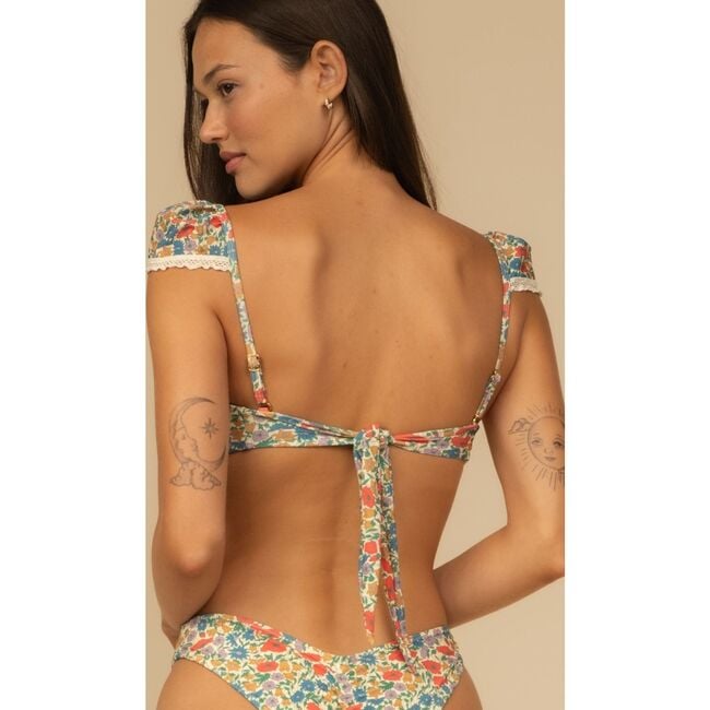 Cabana Bikini Top w/Trim, Florencia Floral - Two Pieces - 3