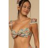 Cabana Bikini Top w/Trim, Florencia Floral - Two Pieces - 4 - thumbnail