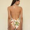 Tropez Tie-Up One-Piece, Rooted Floral - One Pieces - 4