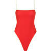 Jacelyn One-Piece, Cherry Cream Binded - One Pieces - 1 - thumbnail