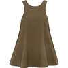 Hannah Dress, Khaki - Dresses - 1 - thumbnail