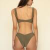 Hayden Bikini Top, Khaki - Two Pieces - 4
