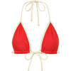Emma Bikini Top, Cherry Cream Binded - Two Pieces - 1 - thumbnail