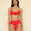 Devin Rosa Bikini Top, Cherry - Two Pieces - 4