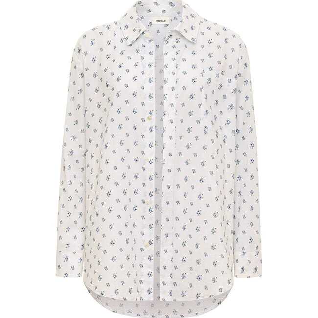 Boyfriend Button Down Shirt, Heidi Floral