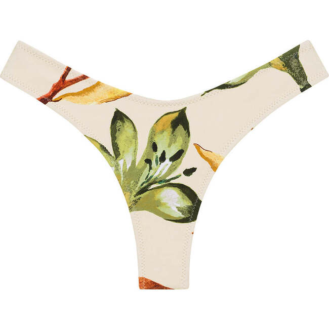 Lulu (Zig-Zag Stitch) Bikini Bottom, Rooted Floral