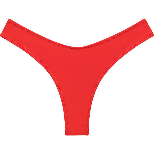 Lulu (Zig-Zag Stitch) Bikini Bottom, Cherry
