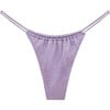 Women's Lilac Sparkle Brasil Bikini Bottom - Two Pieces - 1 - thumbnail