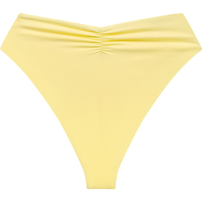Women's Yellow Pastel Paula Tie-Up Bikini Bottom - Two Pieces - 3