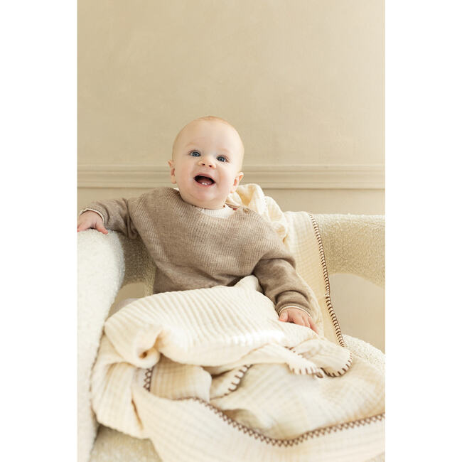 4 Layer Muslin Blanket, Beige