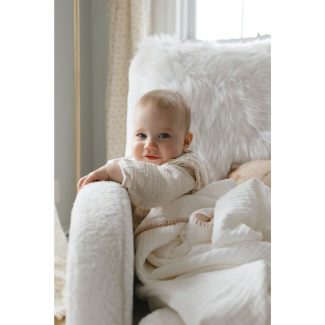4 Layer Muslin Blanket, White