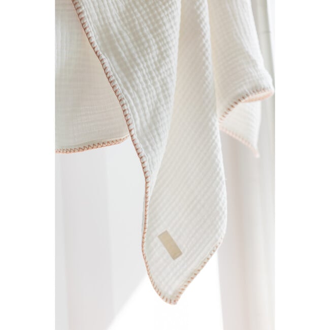 4 Layer Muslin Blanket, White - Blankets - 4