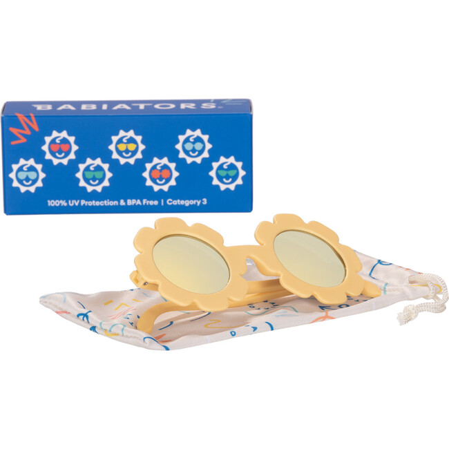 Sun Ray Flower withYellow Polarized Mirrored Lens - Sunglasses - 4