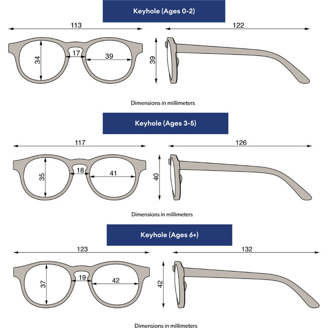 Baby Blue Keyhole - Sunglasses - 6