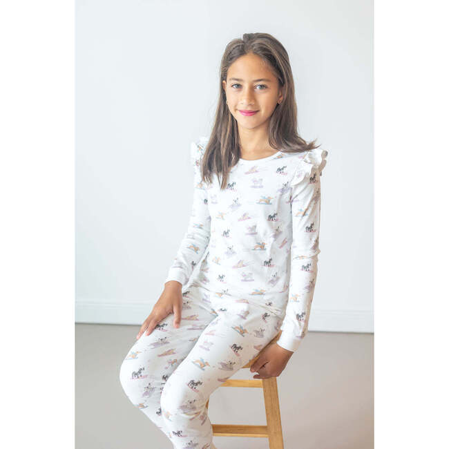 Ski Pups Girl Long Pajama Set