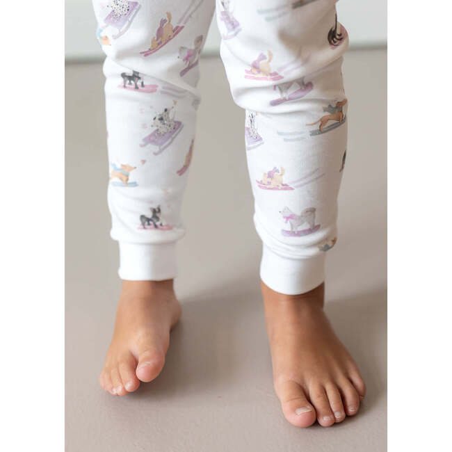 Ski Pups Girl Long Pajama Set - Pajamas - 3