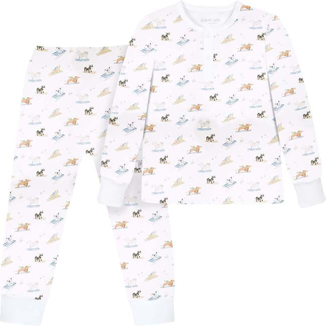 Ski Pups Boy Long Pajama Set