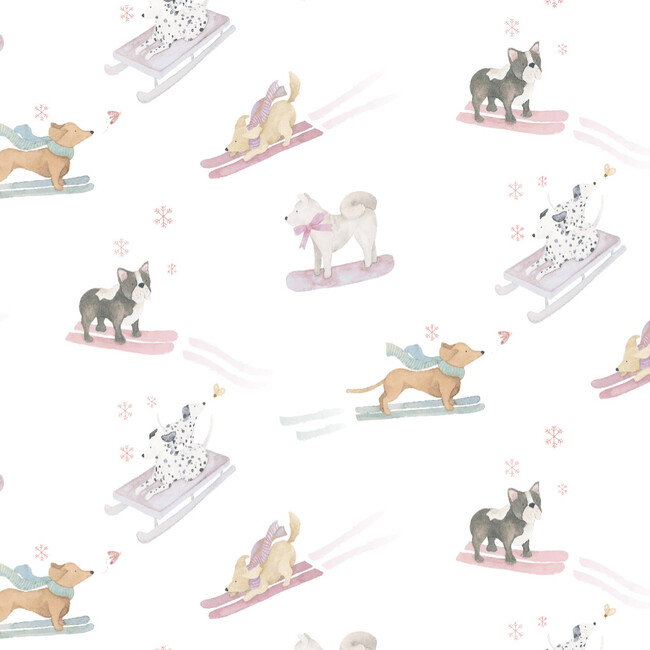 Ski Pups Girl Baby Pajama - Footie Pajamas - 4