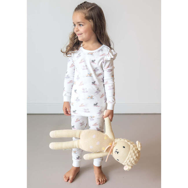 Ski Pups Girl Long Pajama Set - Pajamas - 4