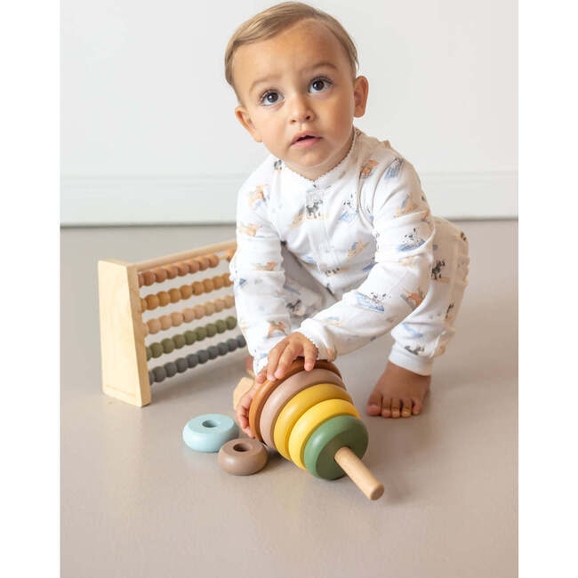 Ski Pups Boy Baby Pajama - Footie Pajamas - 3