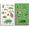 Tattoo Palooza Zero Gravity Dinos Glow Temporary Tattoos,Green - Arts & Crafts - 2 - thumbnail