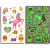 Tattoo Palooza Magic Moonbeams Glow Temporary Tattoos, Pink - Arts & Crafts - 2 - thumbnail