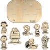 OOLYxPeanuts Color-In Wooden Scene Kit, Blue - Arts & Crafts - 4 - thumbnail