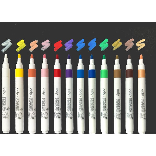 OOLYxPeanuts Color-In Wooden Scene Kit, Blue - Arts & Crafts - 5