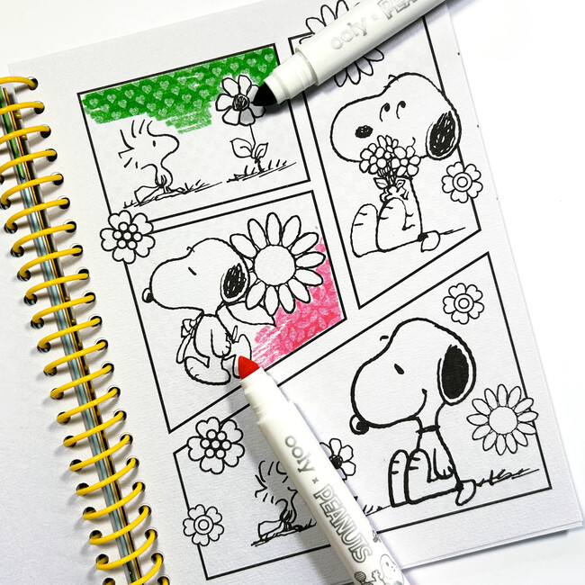 OOLYxPeanuts Coloring Activity & Sticker Kit, white - Arts & Crafts - 5