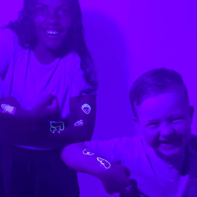 Tattoo Palooza Zero Gravity Dinos Glow Temporary Tattoos,Green - Arts & Crafts - 6