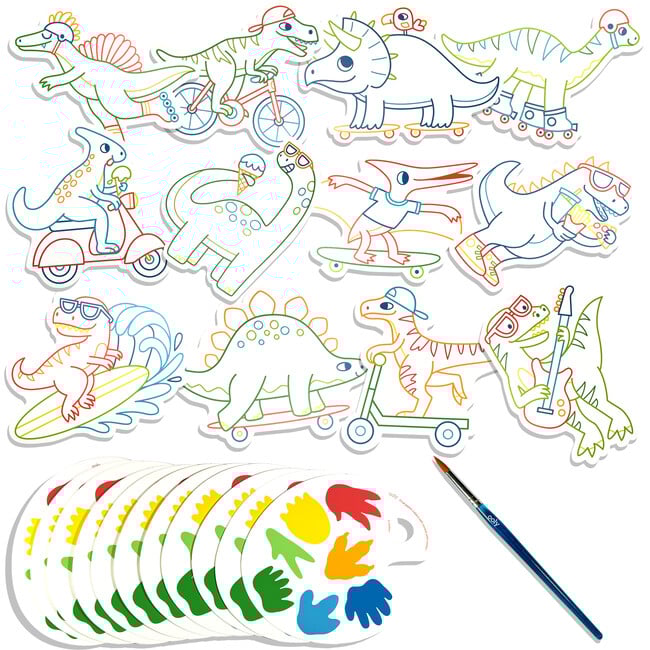 Playful Painters Easy Watercolor Painting Kit Chills and Thrills - Arts & Crafts - 3