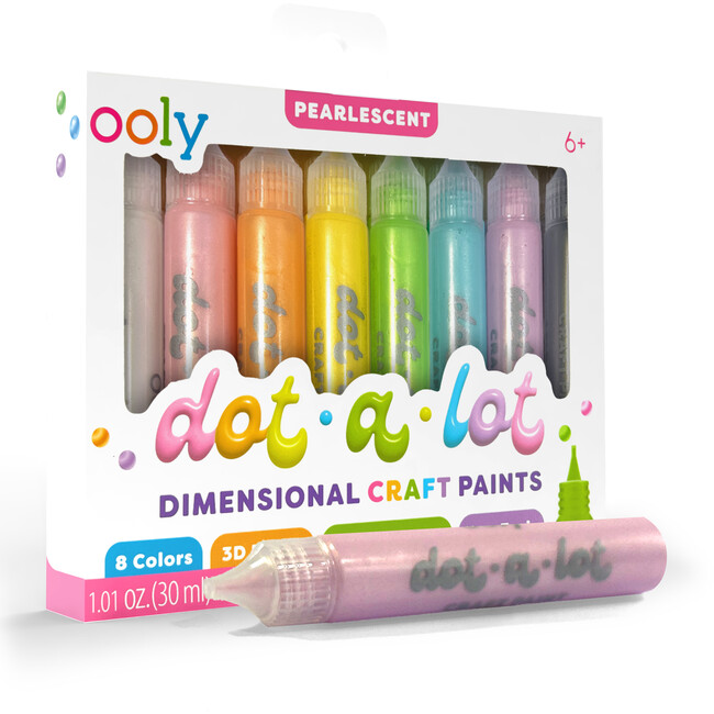 Dot-A-Lot Dimensional Craft Paint, Pearlescent Colors