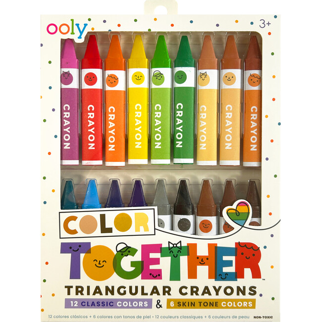 Color Together Triangular Crayons set of 18