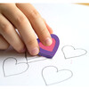 Hearts In Bloom Erasers Set of 6 - Arts & Crafts - 7