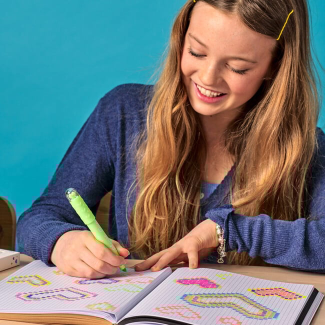 Heart Pops Neon Highlighters set of 6, Multi colors - Arts & Crafts - 7