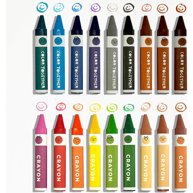 Color Together Triangular Crayons set of 18 - Arts & Crafts - 4