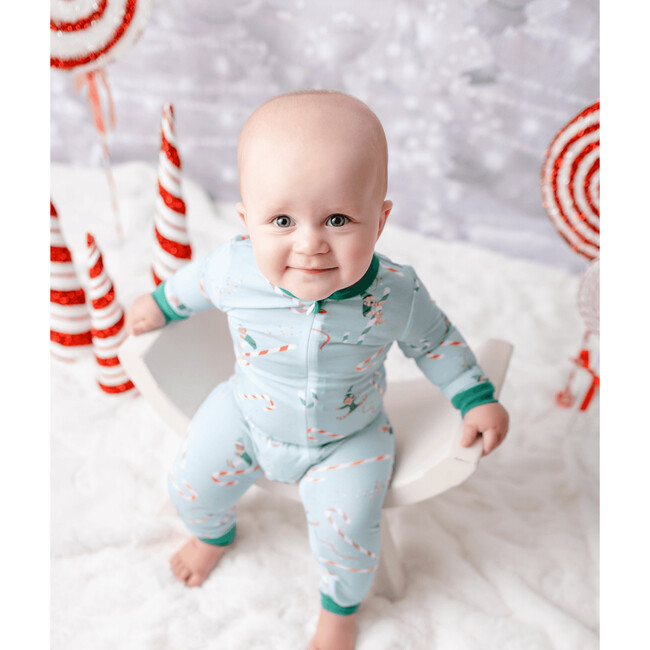 Parker Baby Holiday One Piece zippy, Elvies Print