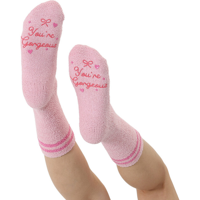 Gorgeous Fuzzy Crew Socks