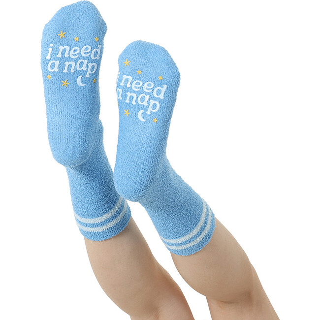 Nap Fuzzy Crew Socks