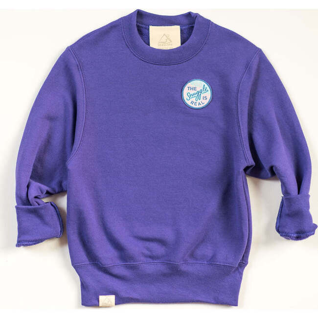 The Snuggle is Real Sweatshirt, Purple