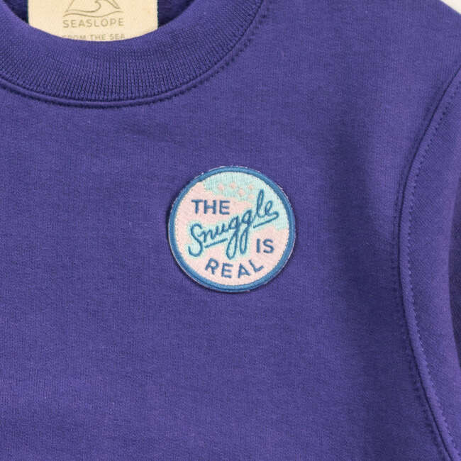 The Snuggle is Real Sweatshirt, Purple