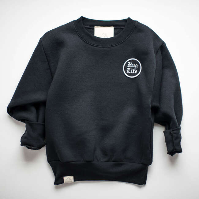 Hug Life Sweatshirt, Black