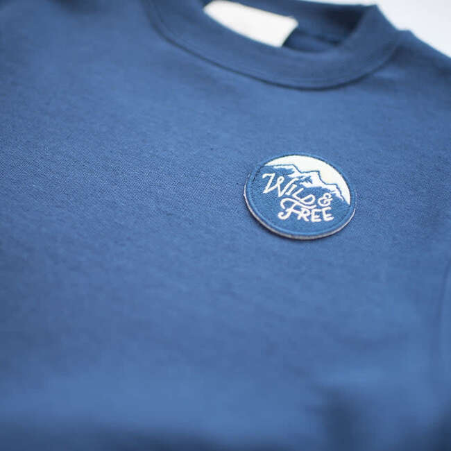 Wild and Free Sweatshirt, Navy