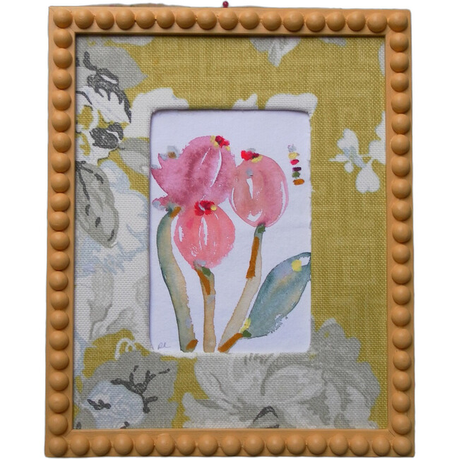 Slow Seeds No. 22 – Original Watercolor & Oil Pastel Painting