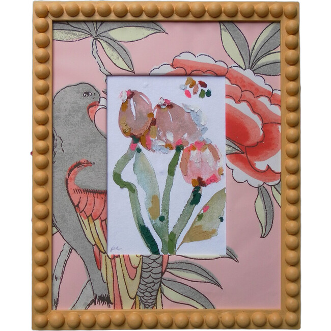 Slow Seeds No. 17 – Original Watercolor & Oil Pastel Painting