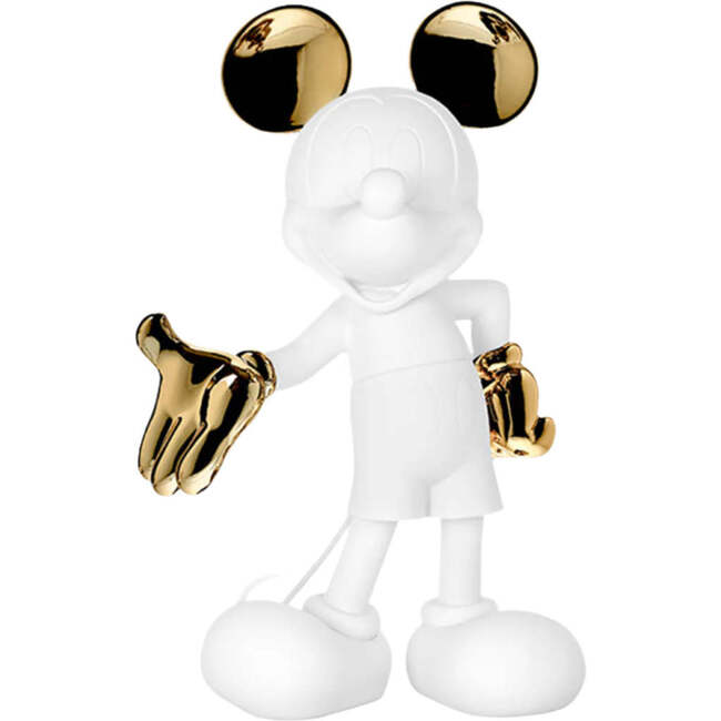 Mickey Mouse WELCOME White & Gold 12in
