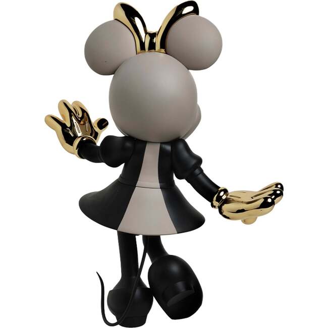 Minnie Mouse HOPPEN Taupe, Black & Gold 12in - Dolls - 3