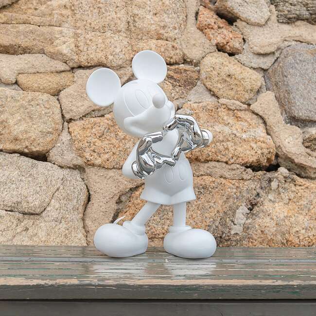 Mickey Mouse WITH LOVE White & Silver 12in - Dolls - 4